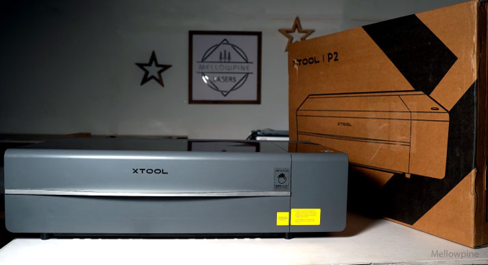 xTool P2 unboxed