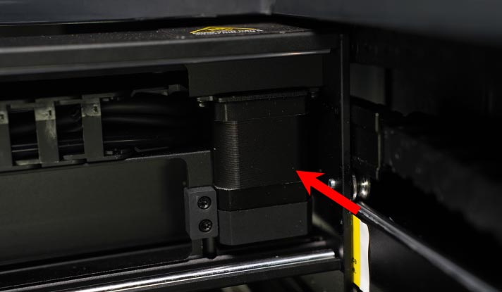 Stepper motor on xTool S1