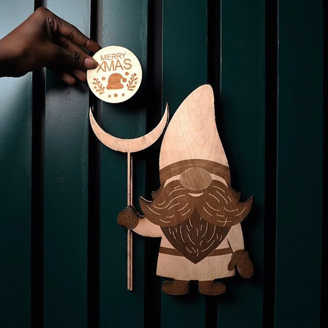 Customizable Gnome SVG and EPS Design Files Optimized for Laser Cutting and Engraving