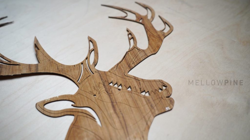 Some parts of the design not cutting through due to non-uniform material composition