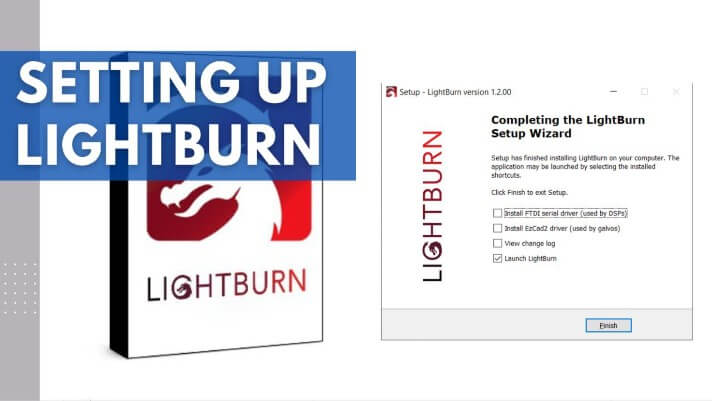 Setting up lightburn