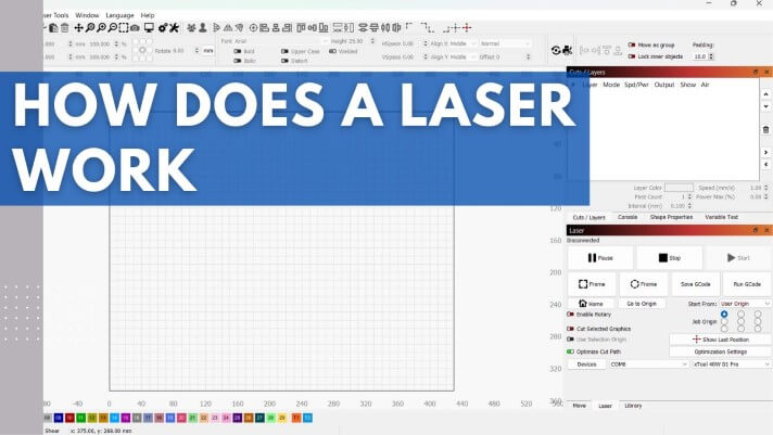 how does a laser work