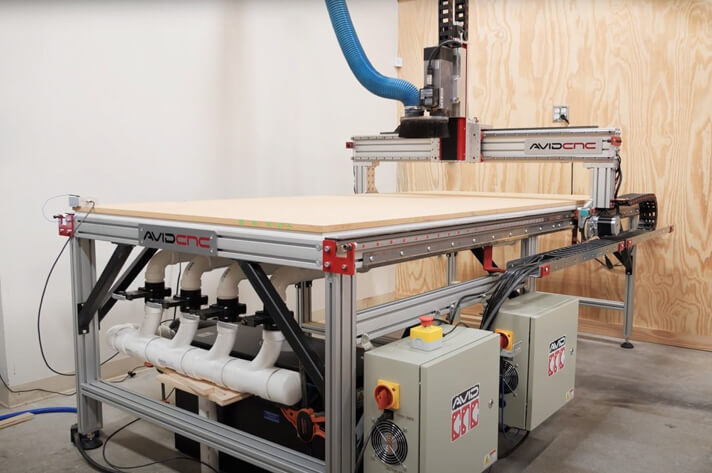 A fully setup 4x8 CNC Router