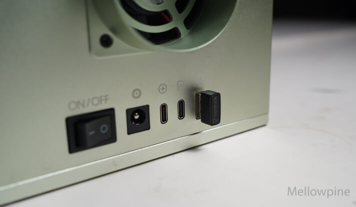 Connectivity ports on xTool F1