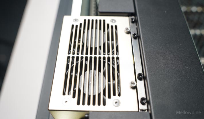 Fans inside xTool S1 laser module
