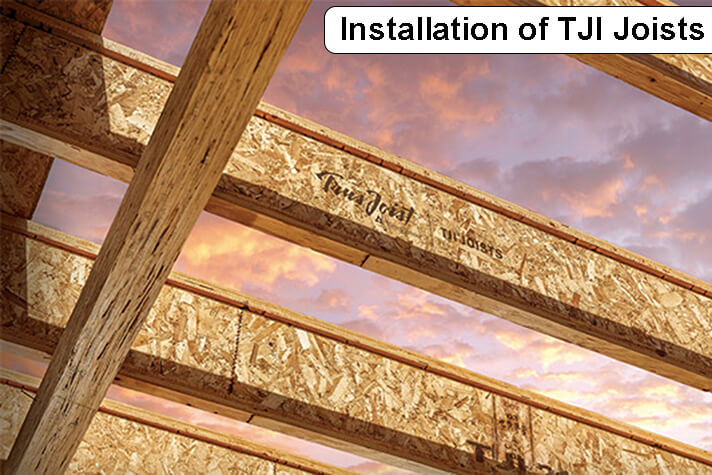 Installation of TJI Joists