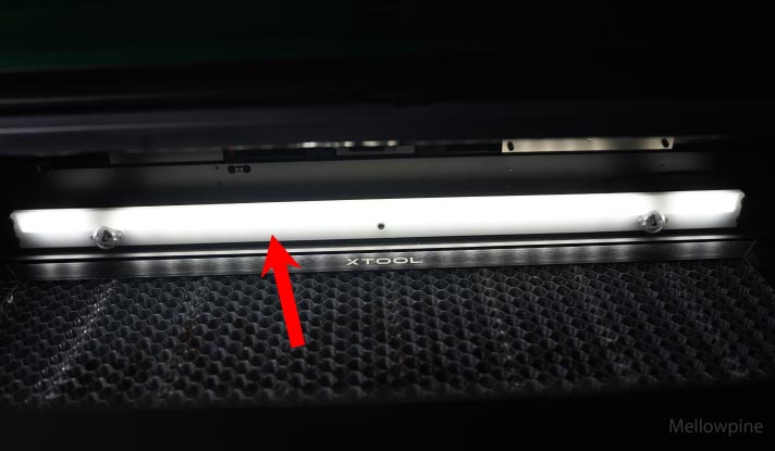 LED lights inside xTool S1
