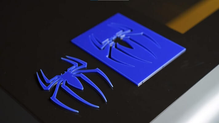 Laser cut plastic workpiece