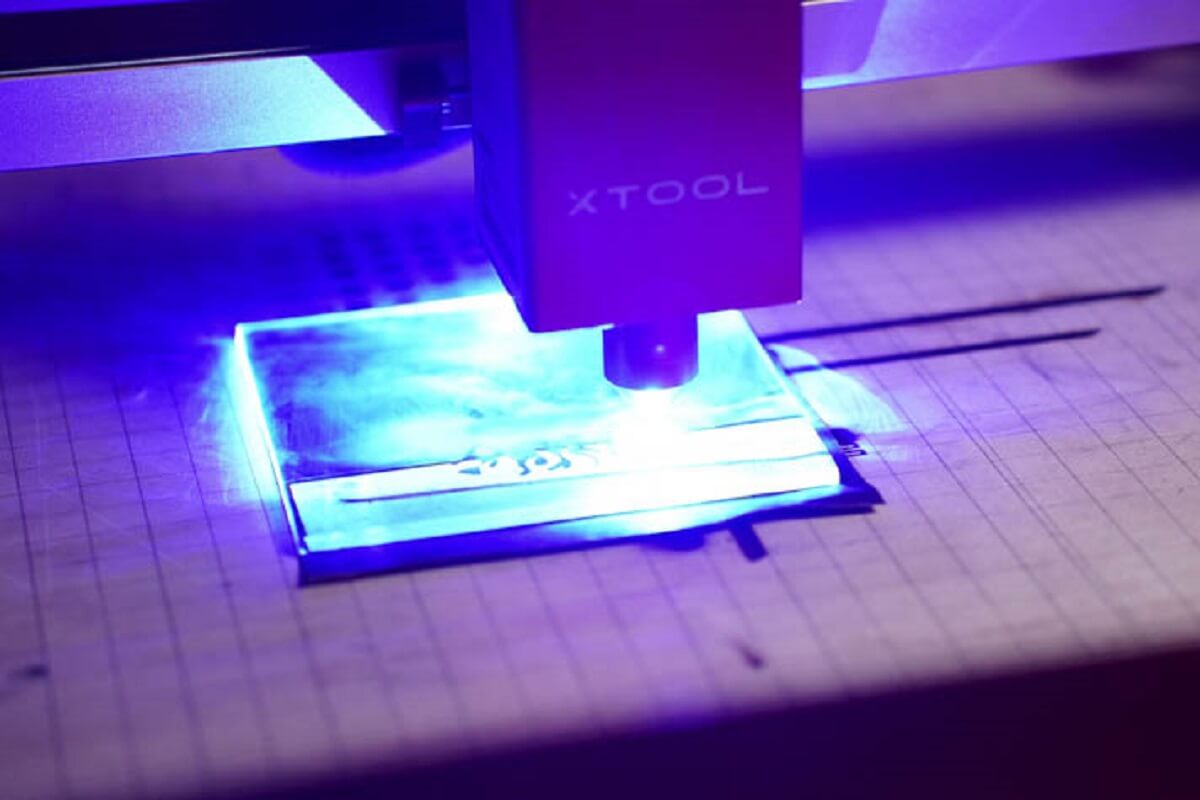 Laser engraving glass