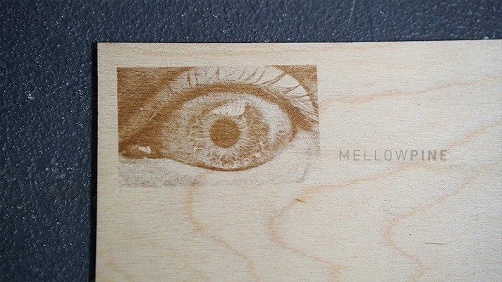 Plywood engraved using xTool F1