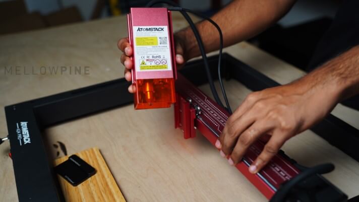 Replacing the laser module