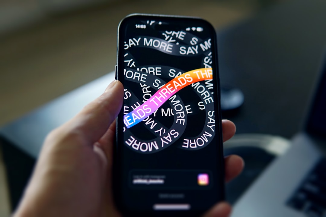 Smartphone displaying awkward text messages