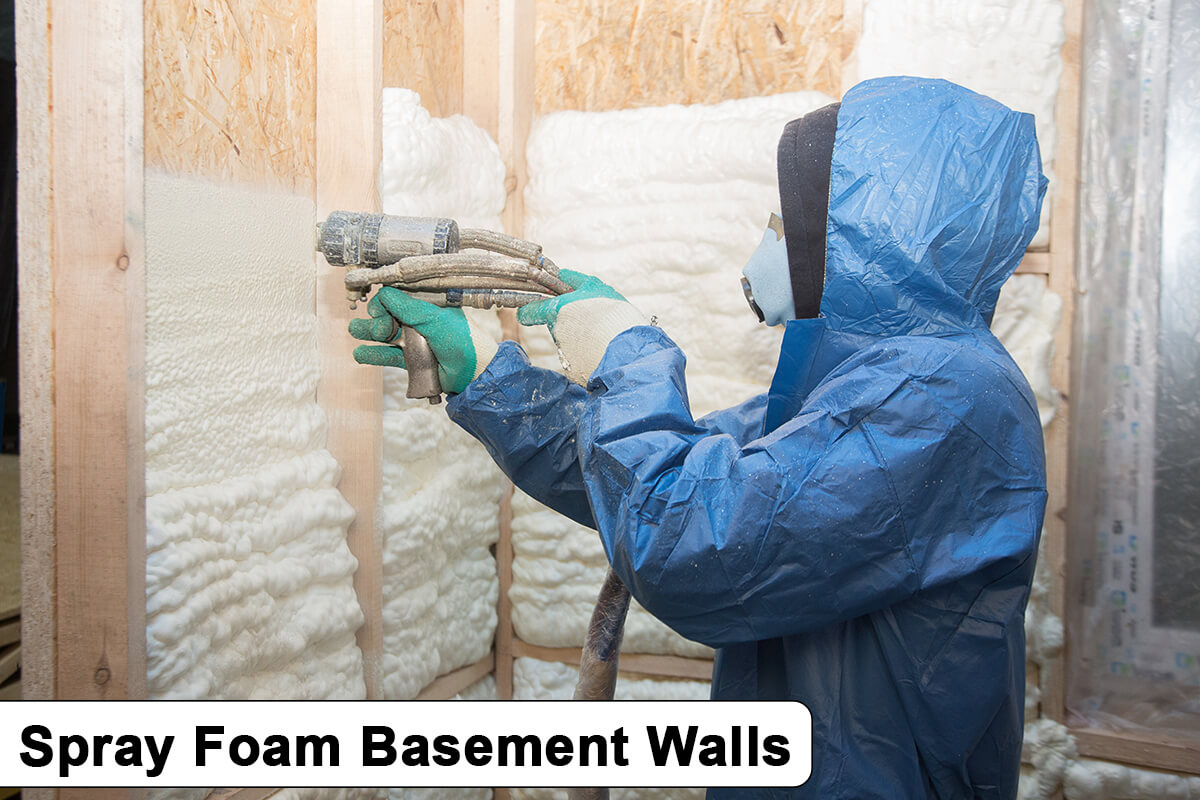 Spray Foam Basement Walls