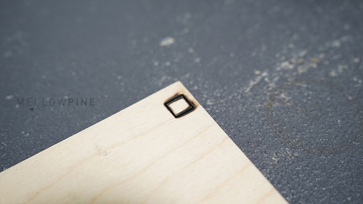 Wood attempted to cut using xTool F1