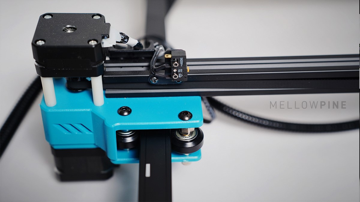 Y-axis transmission assembly on Two Trees TTS-20 Pro laser machine