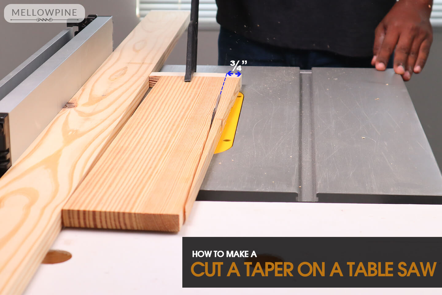 How to Cut Taper on a Table Saw